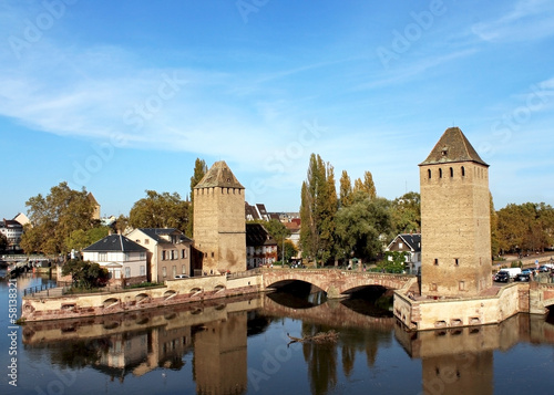 tours des ponts couverts à Strasbourg