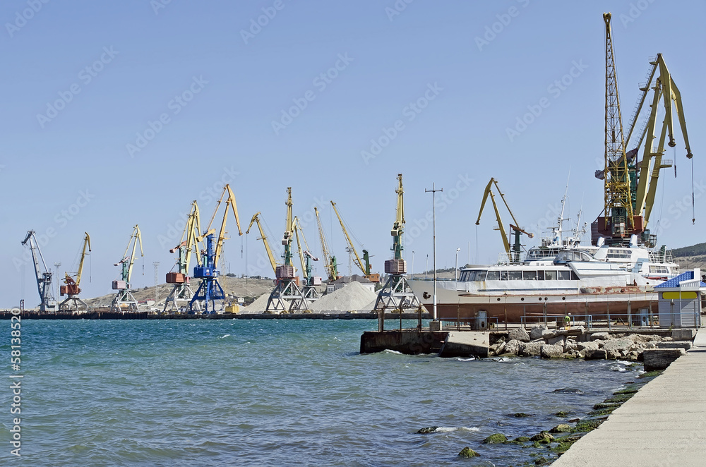 Seaport in Feodosia