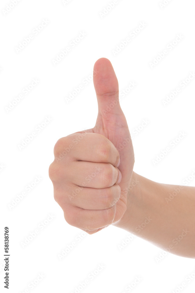 male hand thumbs up isolated on white male hand thumbs up isolated on white
