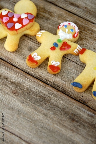 Weihnachtskekse mit Zuckerguss