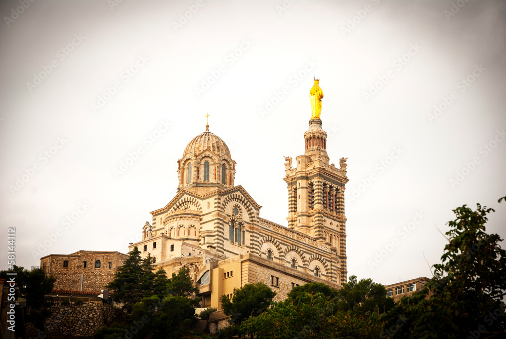 Notre Dame de la Garde cathedral, Marseille