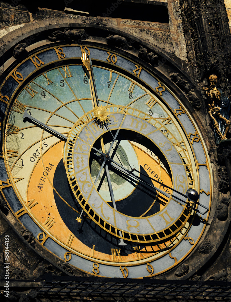 Fototapeta premium Astronomical clock in Prague