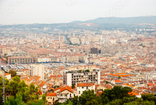 View over Marseille, France