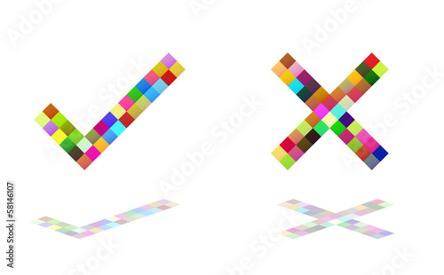 check marks