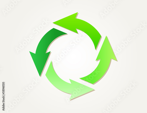 gradient circle arrows