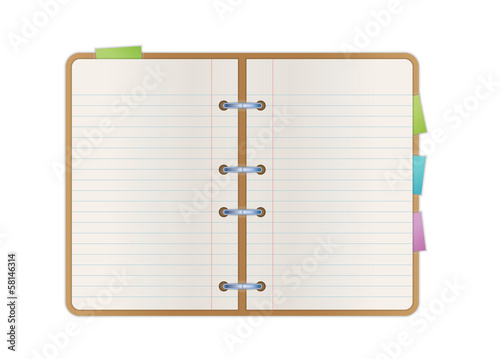 Wallpaper Mural opened notebook Torontodigital.ca