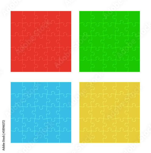 four color puzzle fields