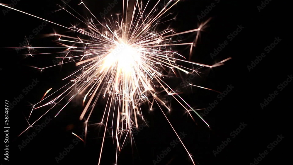Sparkler. Bengal fire Sparkler. Bengal fire