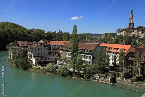 Cityscape of Bern and Aare River, Switzerland