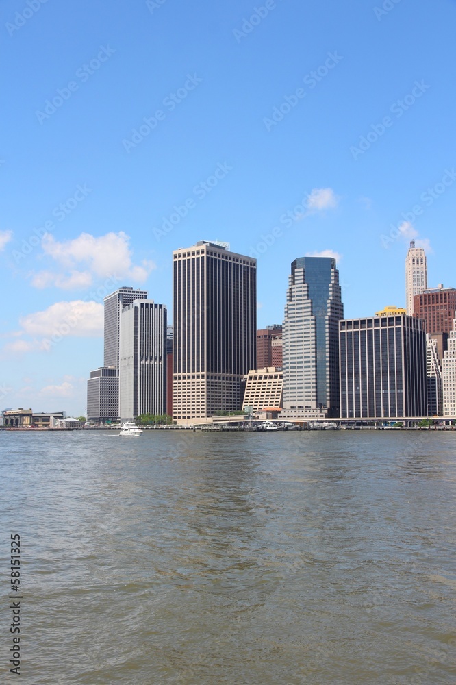 Naklejka premium Lower Manhattan, New York