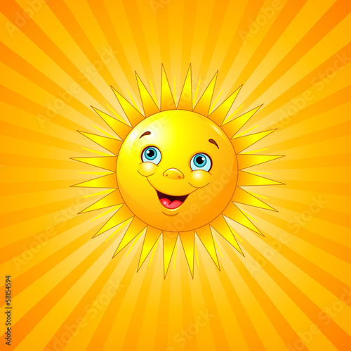 Smiling sun