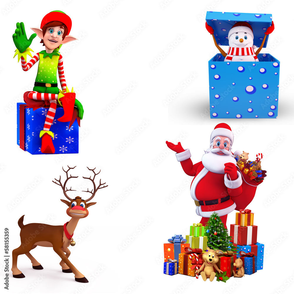 Fototapeta premium Christmas Element