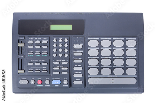 Drum machine top view
