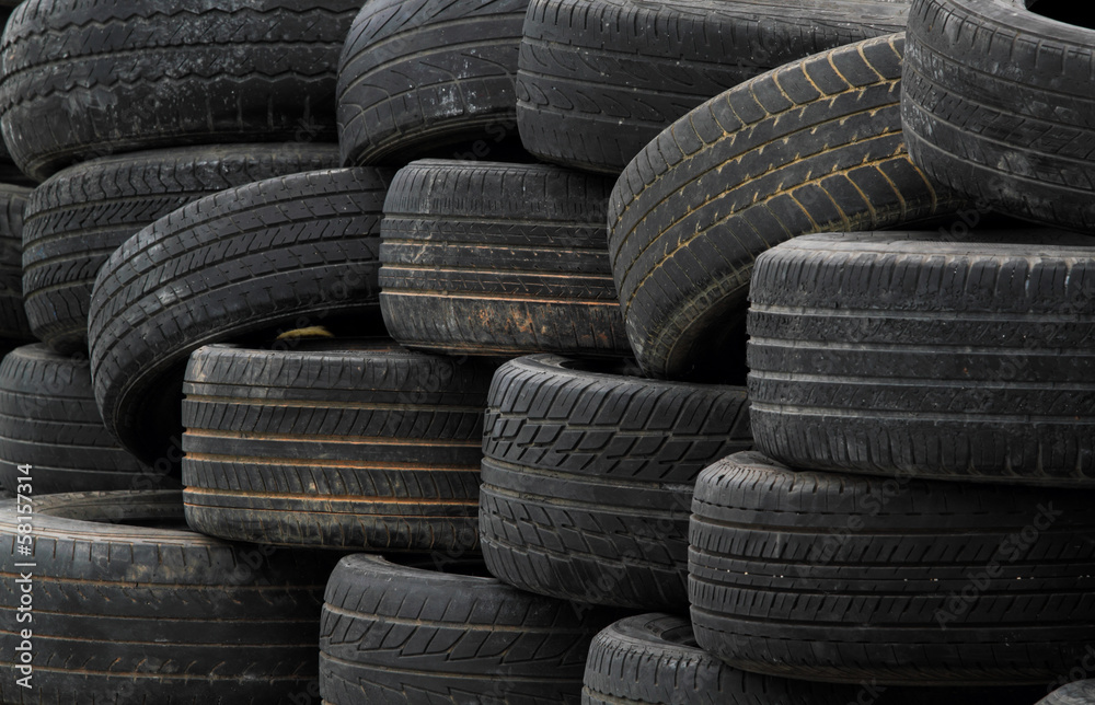 Old rubber tires Old rubber tires