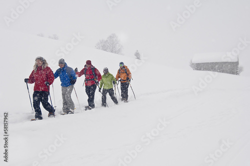 Schneeschuh-Tour im Schneesturm