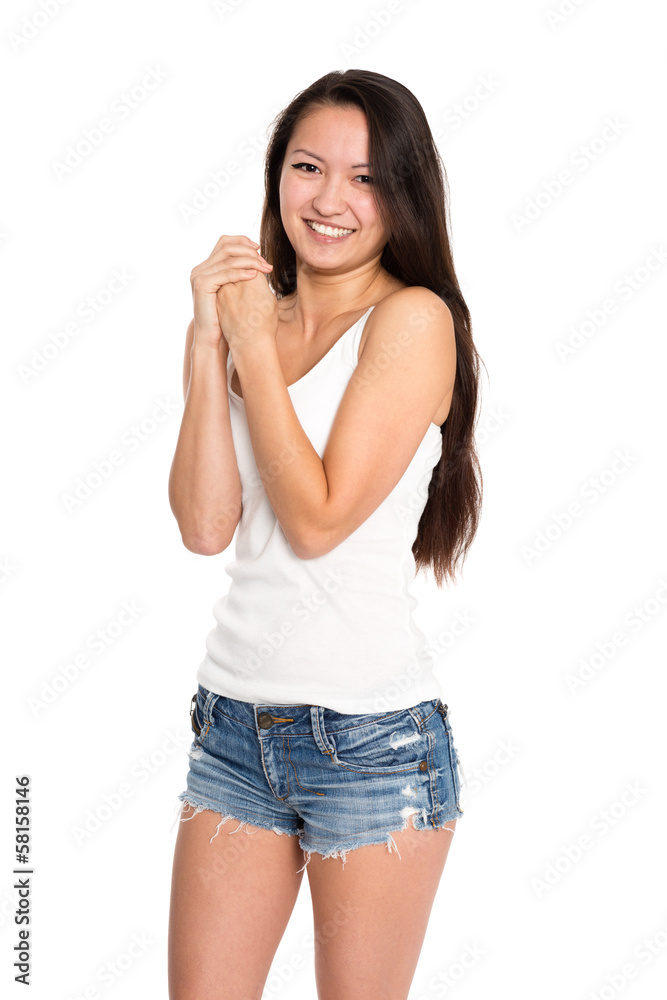 Beautiful smiling asian young woman Beautiful smiling asian young woman