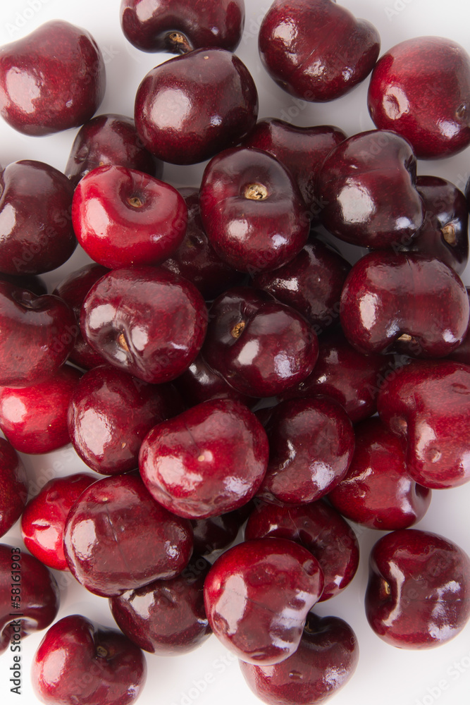 Fresh cherry berry on background Fresh cherry berry on background