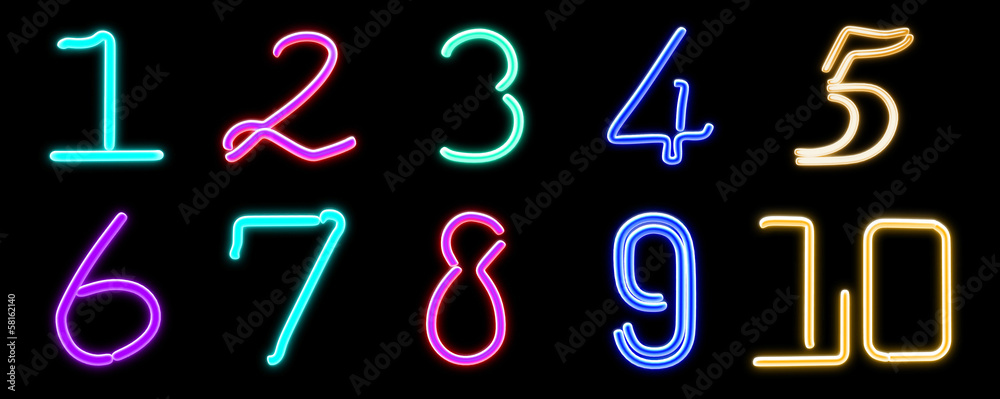 number one to ten countdown color 2 number one to ten countdown color 2