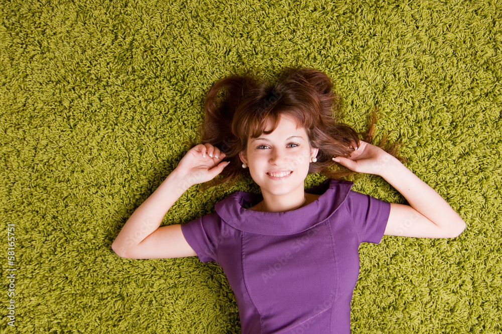 Happy young woman
