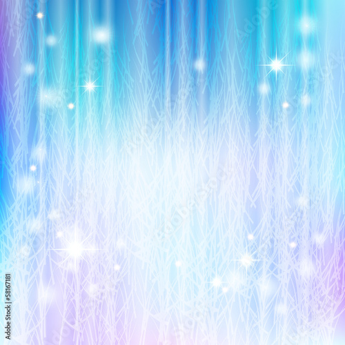 Bild auf Leinwand Abstract background with frosty patterns, the winter