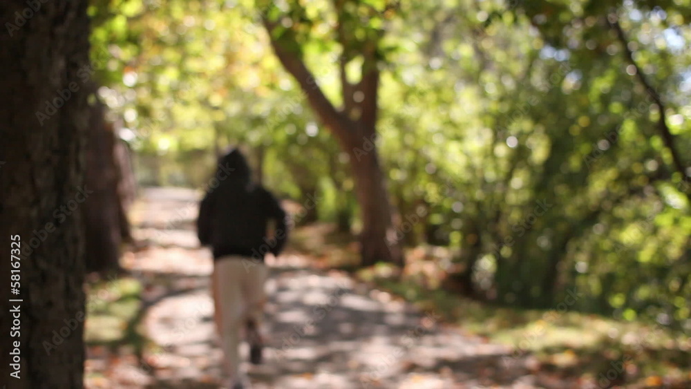 A man jogging, running in park. Outfit prepare. A man jogging, running in park. Outfit prepare.