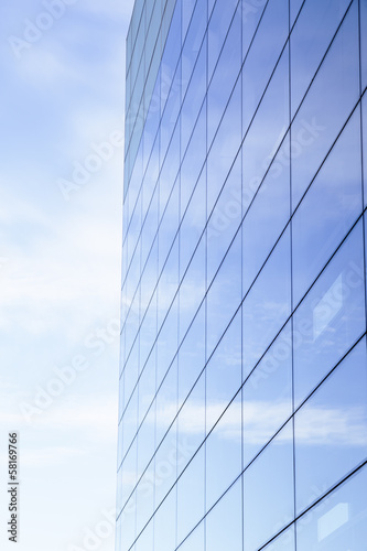 Glass facade
