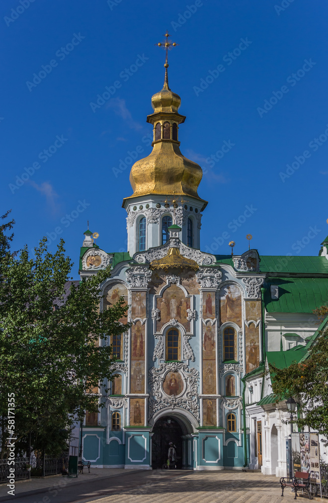 Obraz premium Entrance gate of the Pechersk Lavra in Kiev