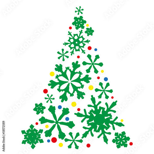 Weihnachtsbaum Stern Abstrakt Vektor
