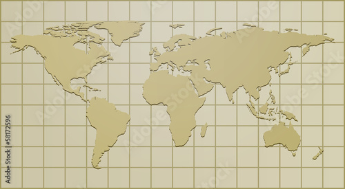 Vector world map background
