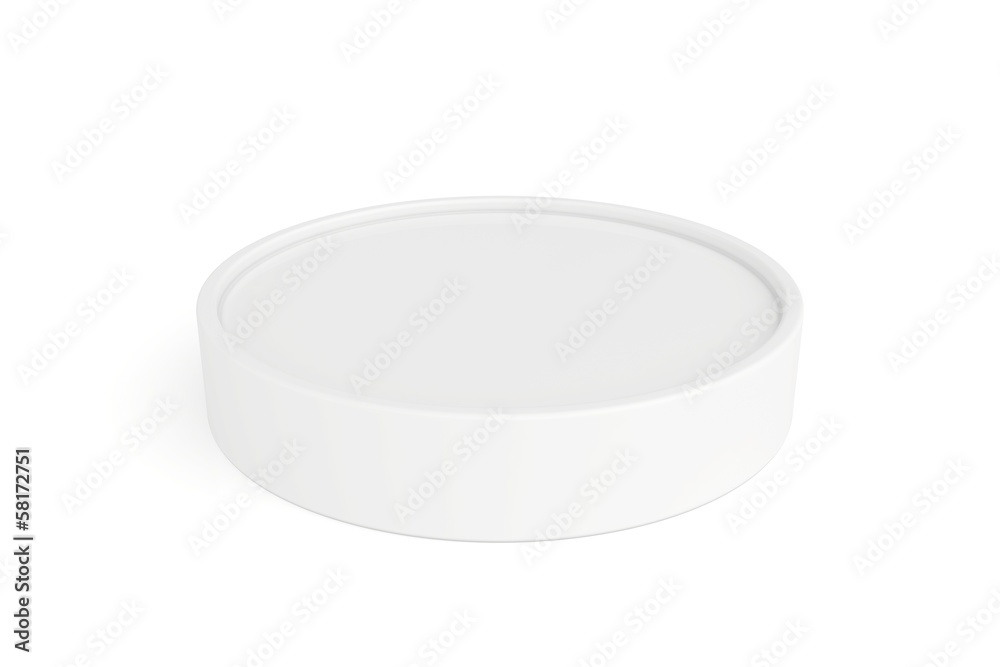 closed container with cream for face closed container with cream for face