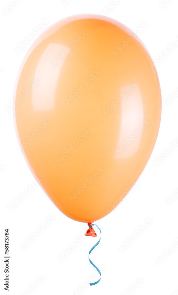 flying balloon isolated
