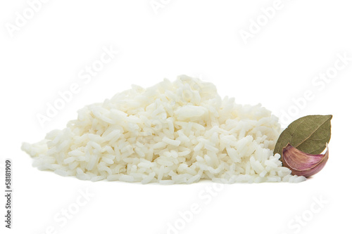 Schilderij op canvas Arroz blanco