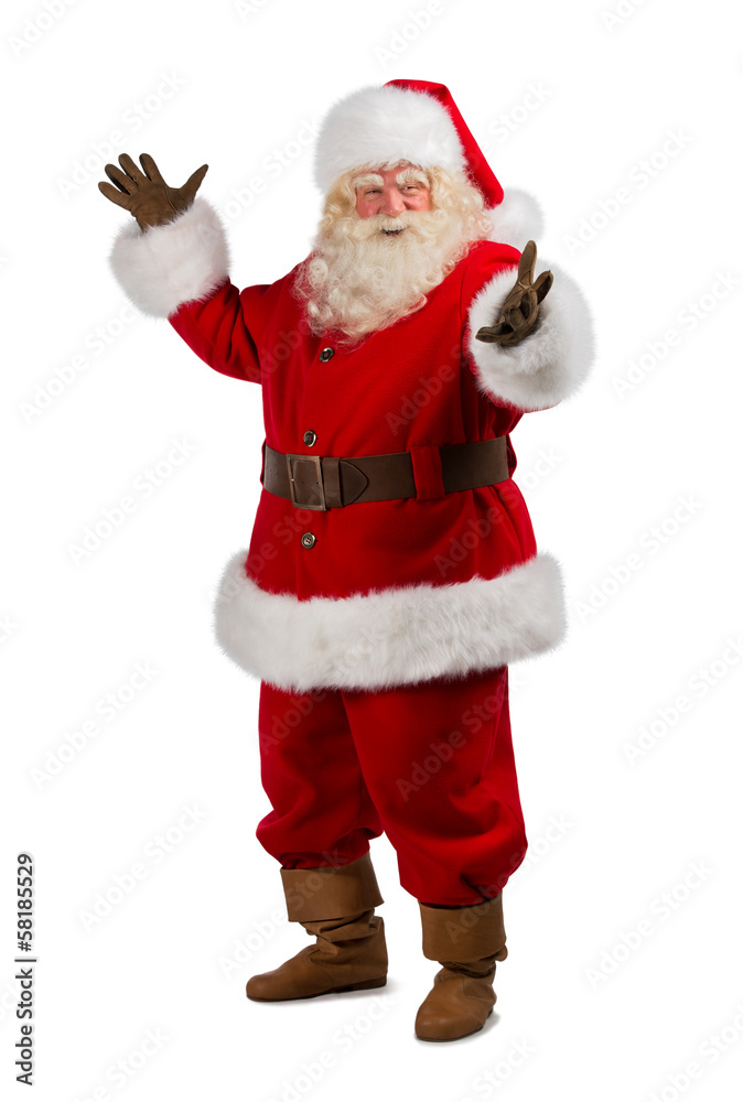 Santa Claus Presenting something Santa Claus Presenting something