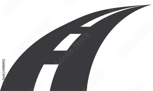 Concept route gris