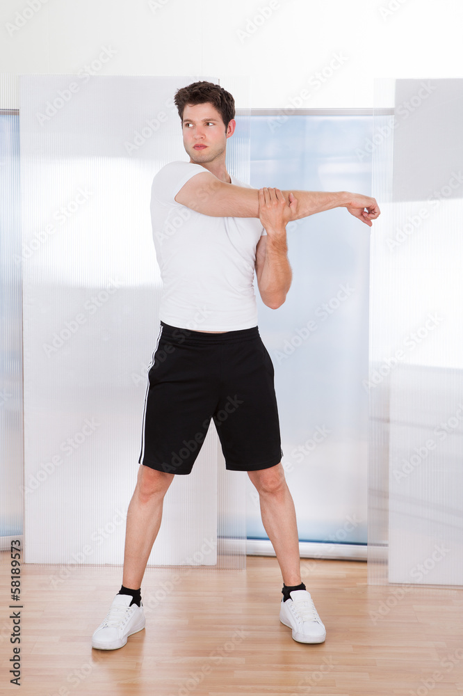 Young Man Exercising Young Man Exercising