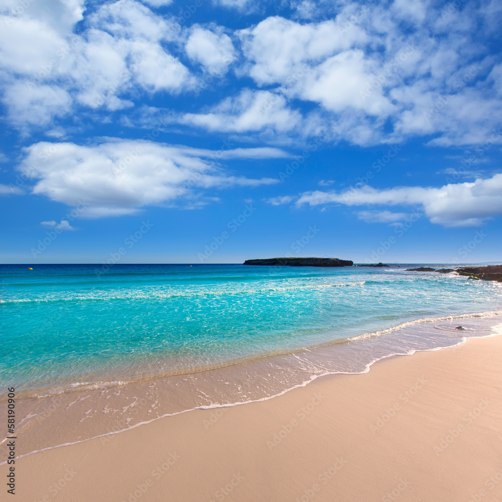 Menorca Platja de Binigaus beach Mediterranean paradise