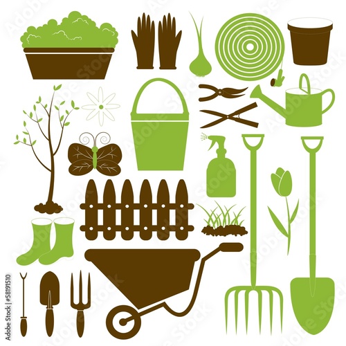 Vector Gardening Icons Collection