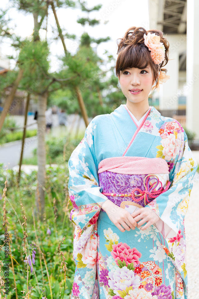 Beautiful asian kimono woman Beautiful asian kimono woman