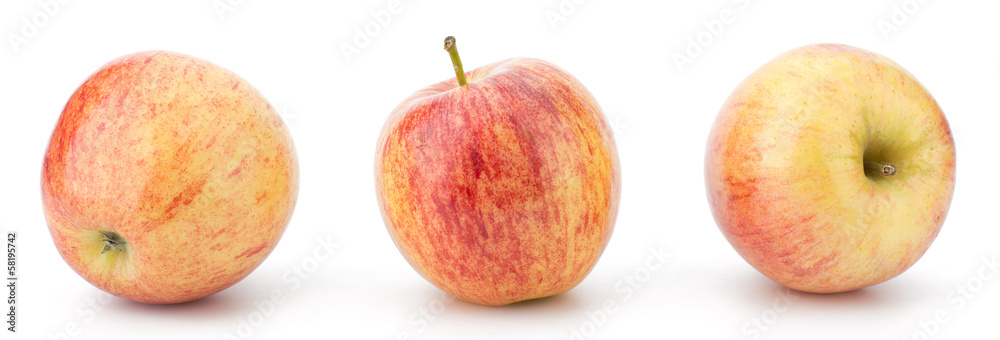 juicy apples isolated on white background juicy apples isolated on white background