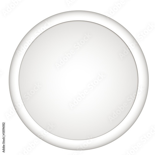 Shiny white button