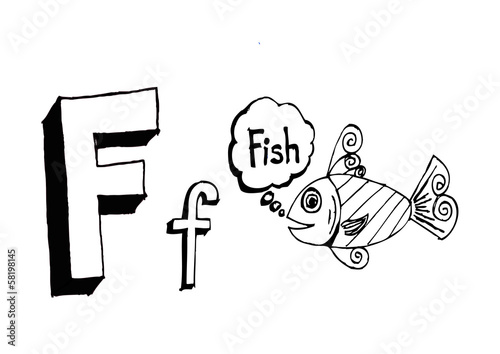 A b c  cartoon text font Hand drawing vector letters