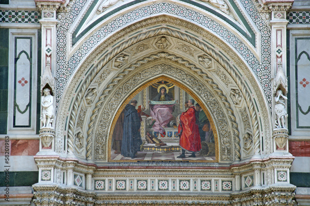Detail of Cathedral  in Florence1