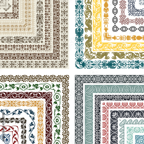 Retro lines set