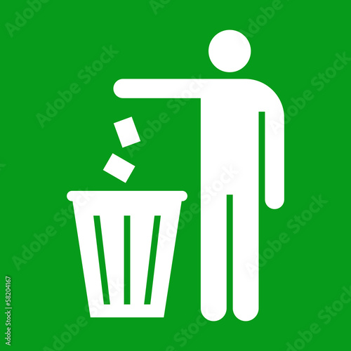 Litter sign