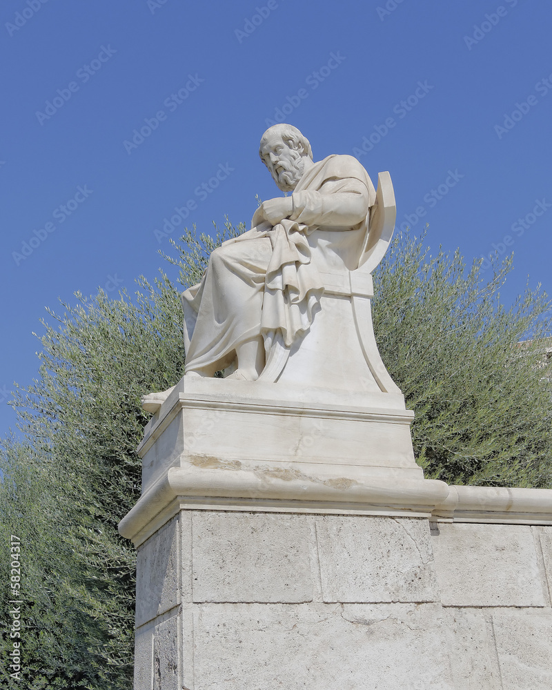 Plato the philosopher statue, Athens Greece