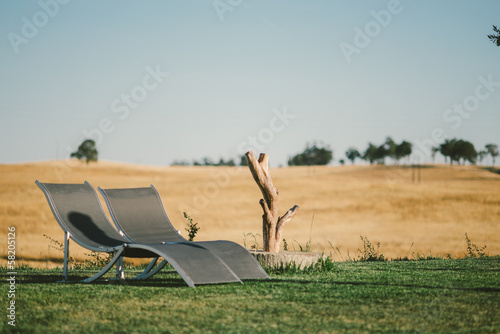 Country Tourism Lounge Chairs Landscape