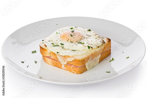 Croque-madame Sandwich