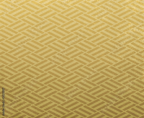 金色の和柄の背景
