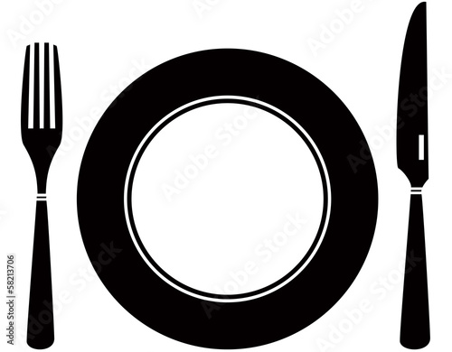 Cutlery, vector icon