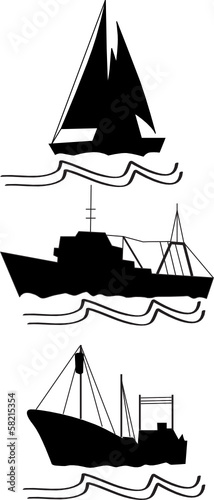 fishing, trawlers and ship